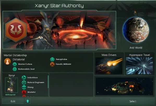 Stellaris "Diverse Rooms"