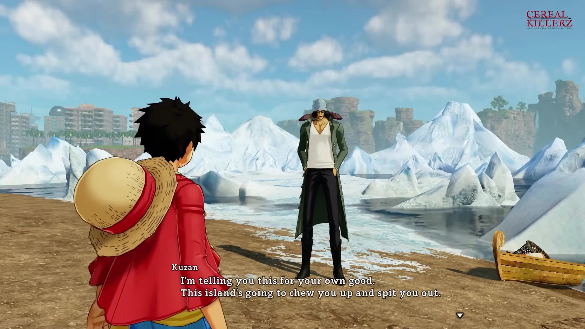 Геймплей One Piece: World Seeker - Сражения с боссом и открытый мир