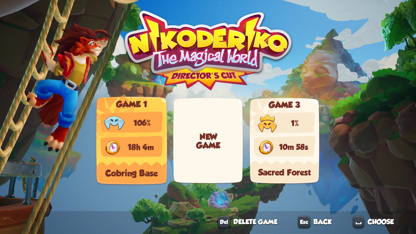 Nikoderiko The Magical World - Director's Cut "Сохранение - Вся игра пройдена на 106%" [Steam - Лицензия Build 18097949]