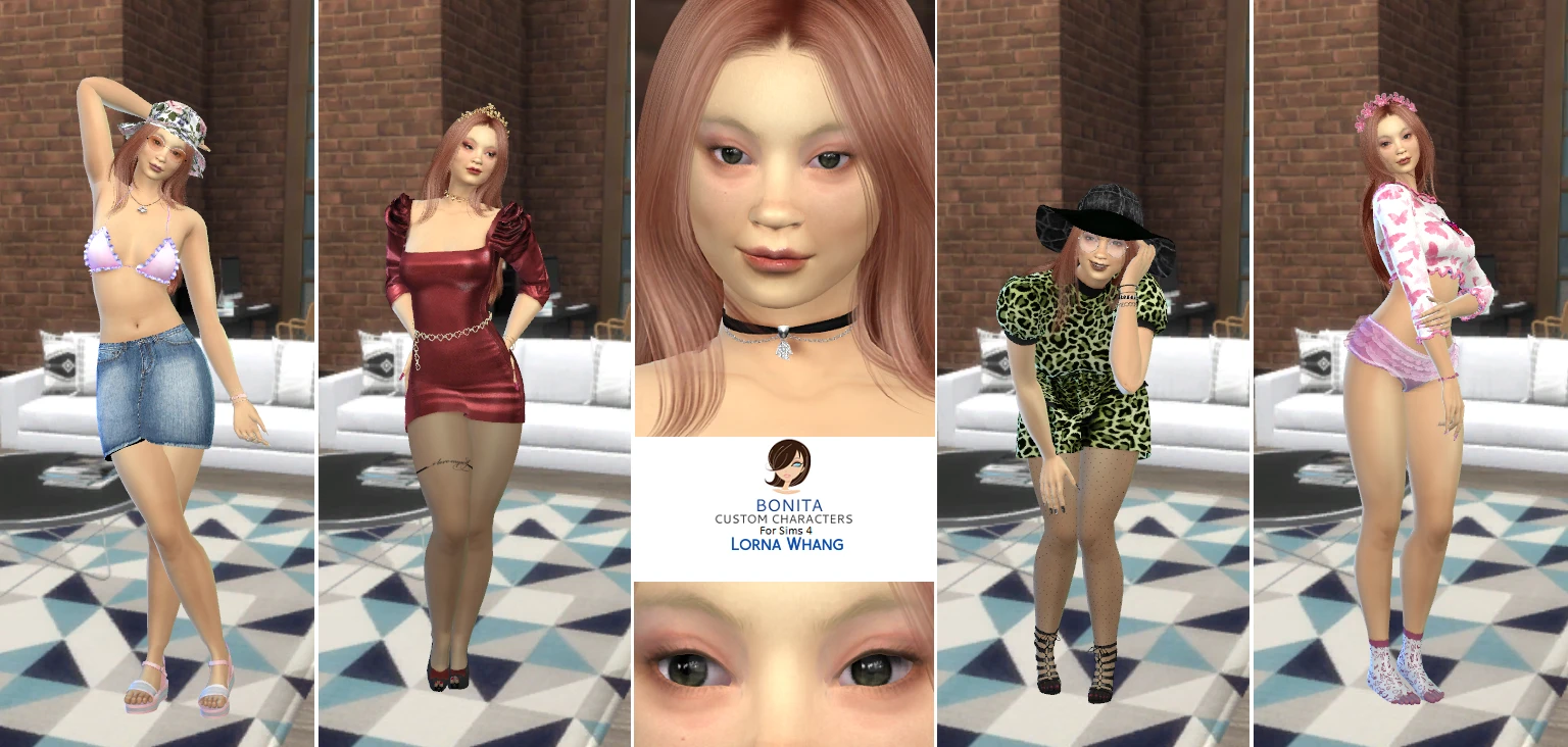 The Sims 4 "Персонаж - Лорна Ванг"