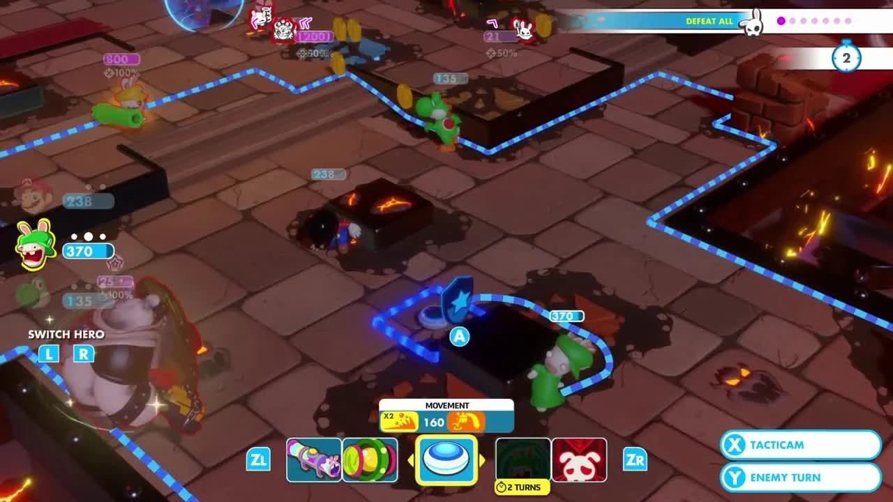 Mario x Rabbids: Kingdom Battle - Лавовая Королева