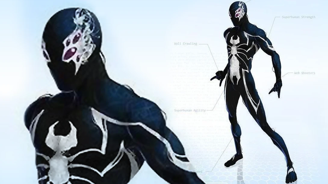 Spider-Man: Web of Shadows "New black suit Skin"