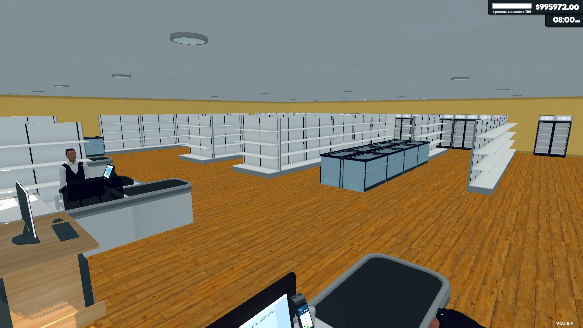 Supermarket Simulator "Сохранение - все прокачано" [0.12.4]