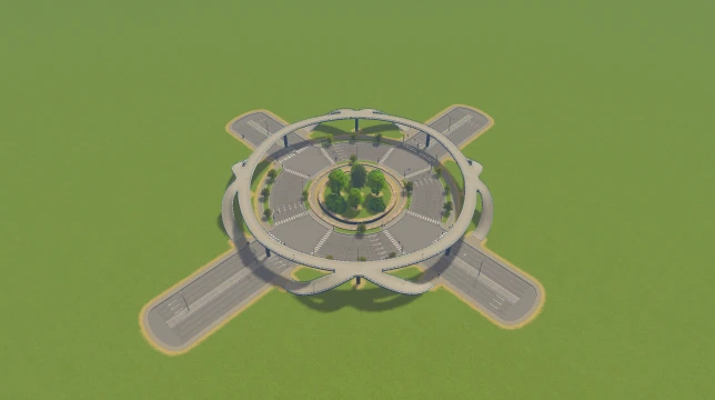 Cities: Skylines "Круговое движение"