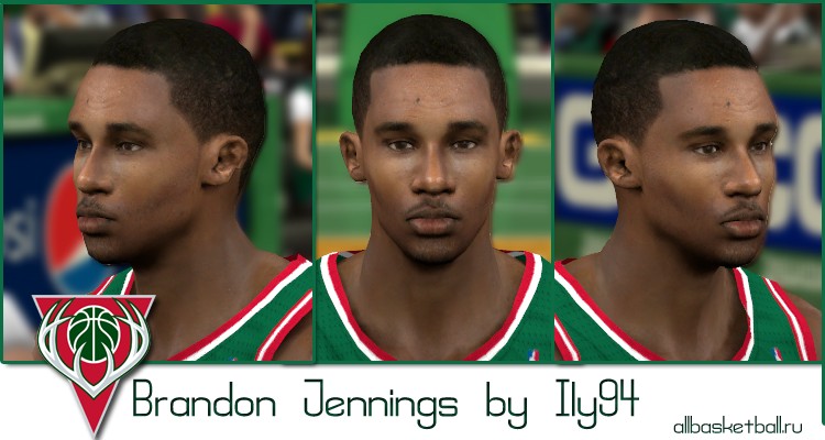 NBA 2K11 "Brandon Jennings Cyber Face"