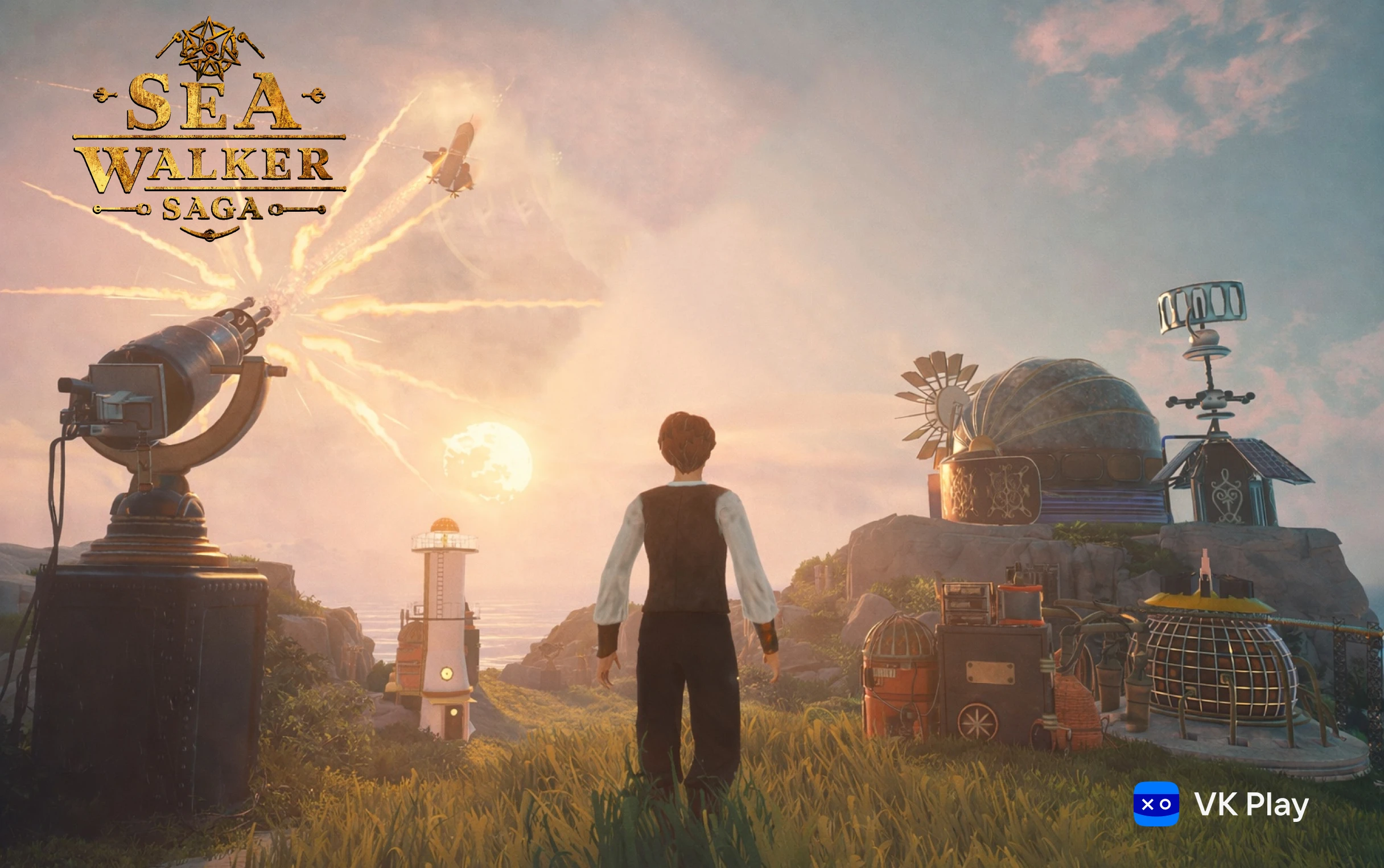 Отечественная стимпанк-одиссея о плавучих островах Sea Walker Saga вышла в ранний доступ в VK Play