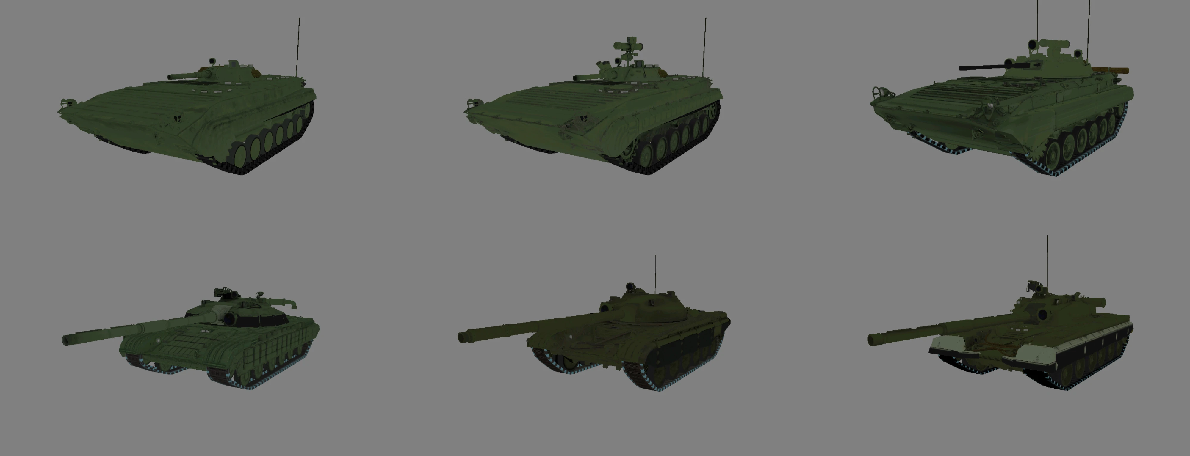 S.T.A.L.K.E.R.: Shadow of Chernobyl "Набор моделей бронетехники"