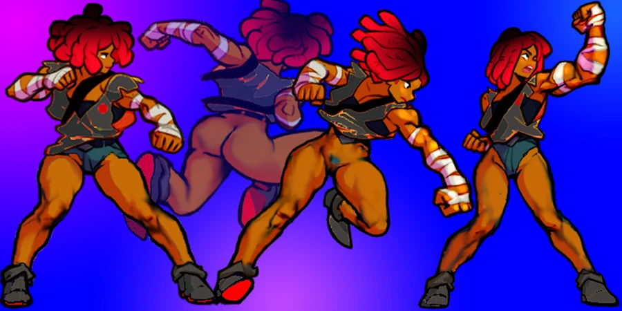 Streets of Rage 4 "Мистические шорты Чери"