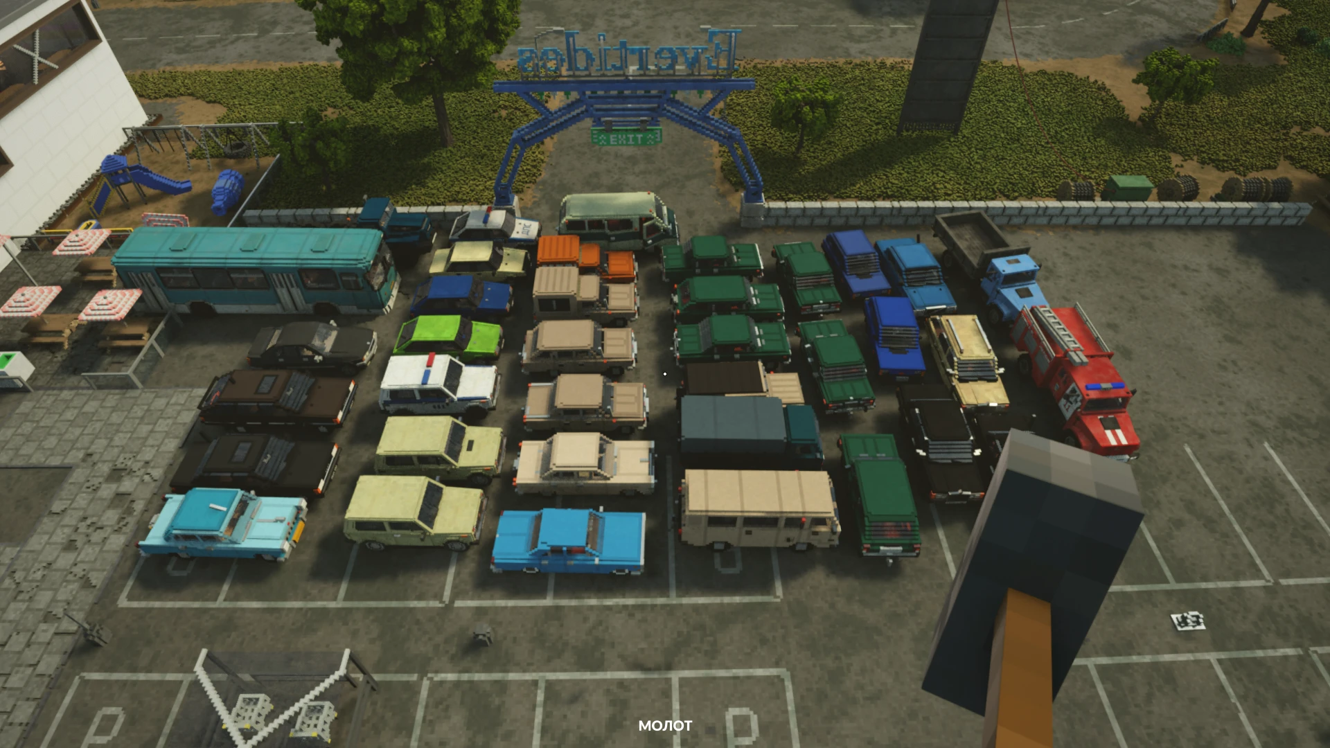 Teardown "Пак машин для карты sverlovsk town 2/3"