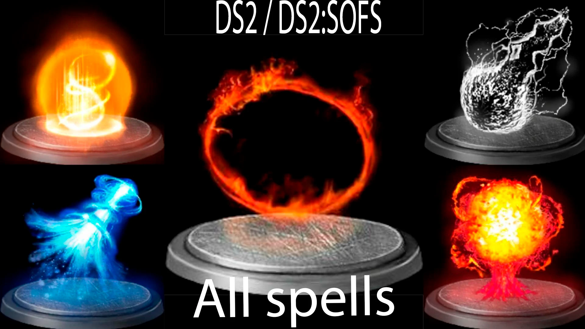 Dark Souls 2:Original/Scholar Of The First Sin "Сохранение - Все заклинания" [Steam]