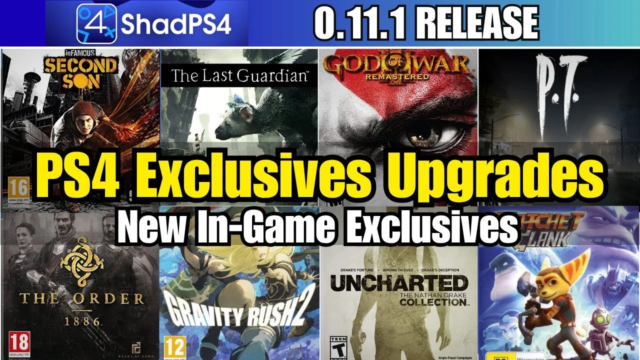 Эмулятор shadPS4 получил обновление 0.11.1 со множеством улучшений