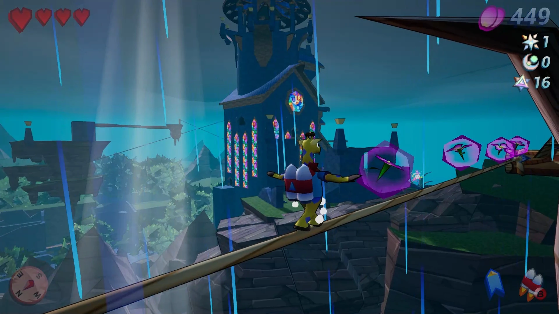 Игровой процесс кооперативного платформера Castle on The Coast