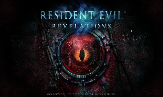 Resident Evil: Revelations "RE 2 Style Start Screen"