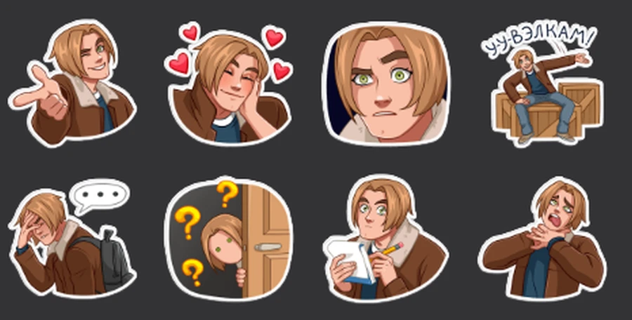 Стикеры с Леоном Кеннеди появились в ВК