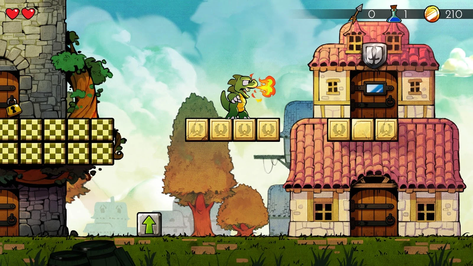 Расположение всех амулетов в Wonder Boy: The Dragon's Trap