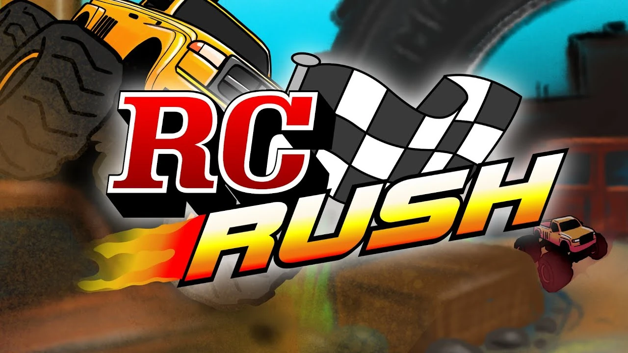 Игровой процесс гонок на радиоуправляемых машинах RC Rush
