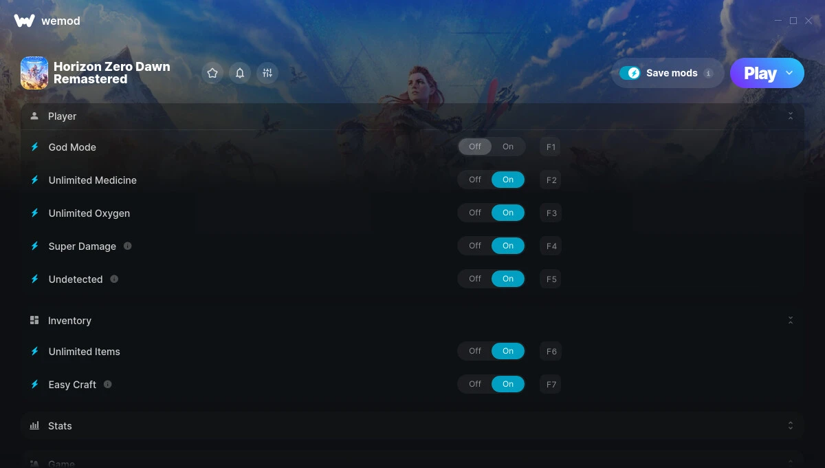 Horizon Zero Dawn Remastered "Трейнер +12" [UPD: 18.02.2025] {MrAntiFun / WeMod}