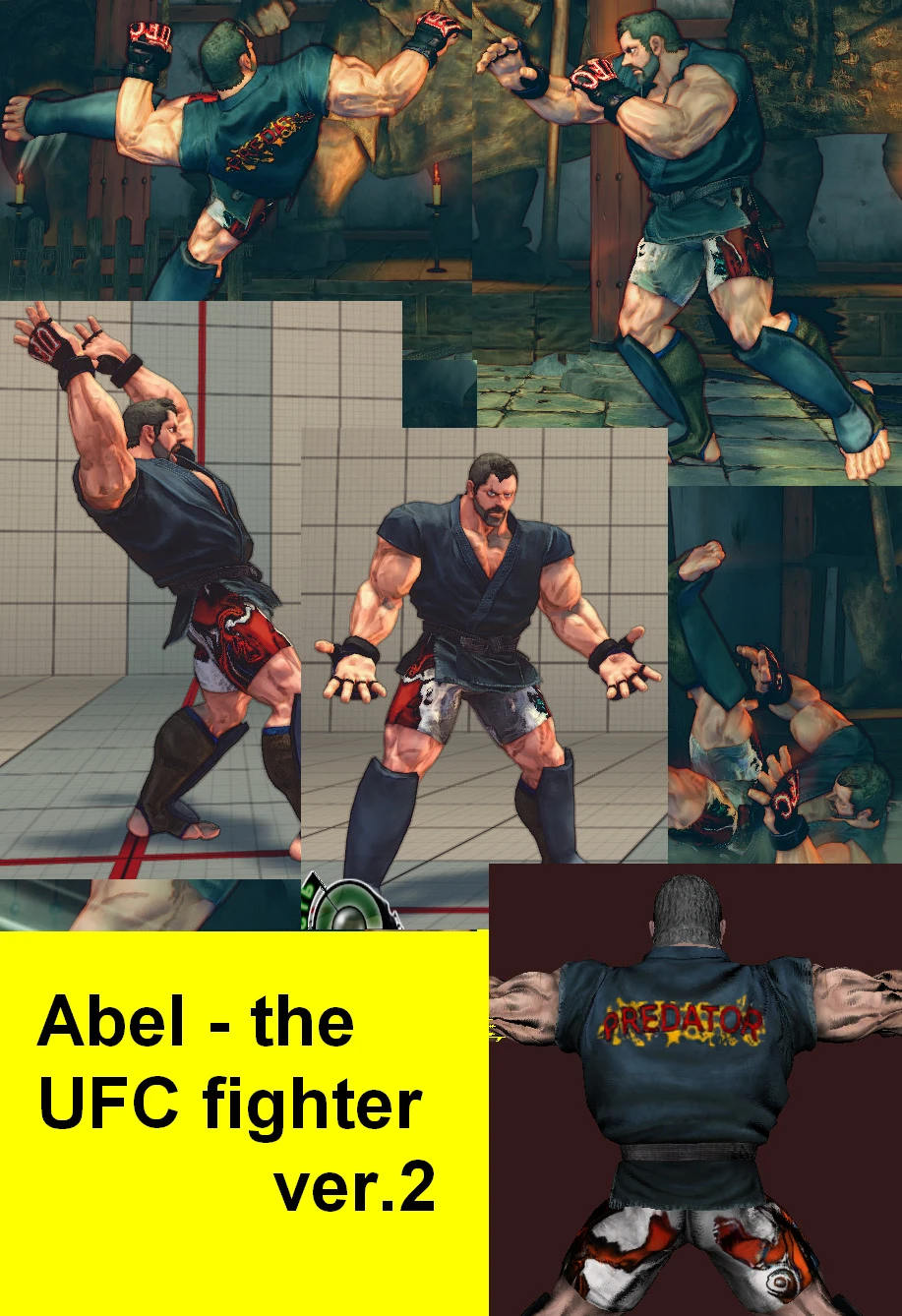 Street Fighter 4 "Abel - UFC fighter v2"