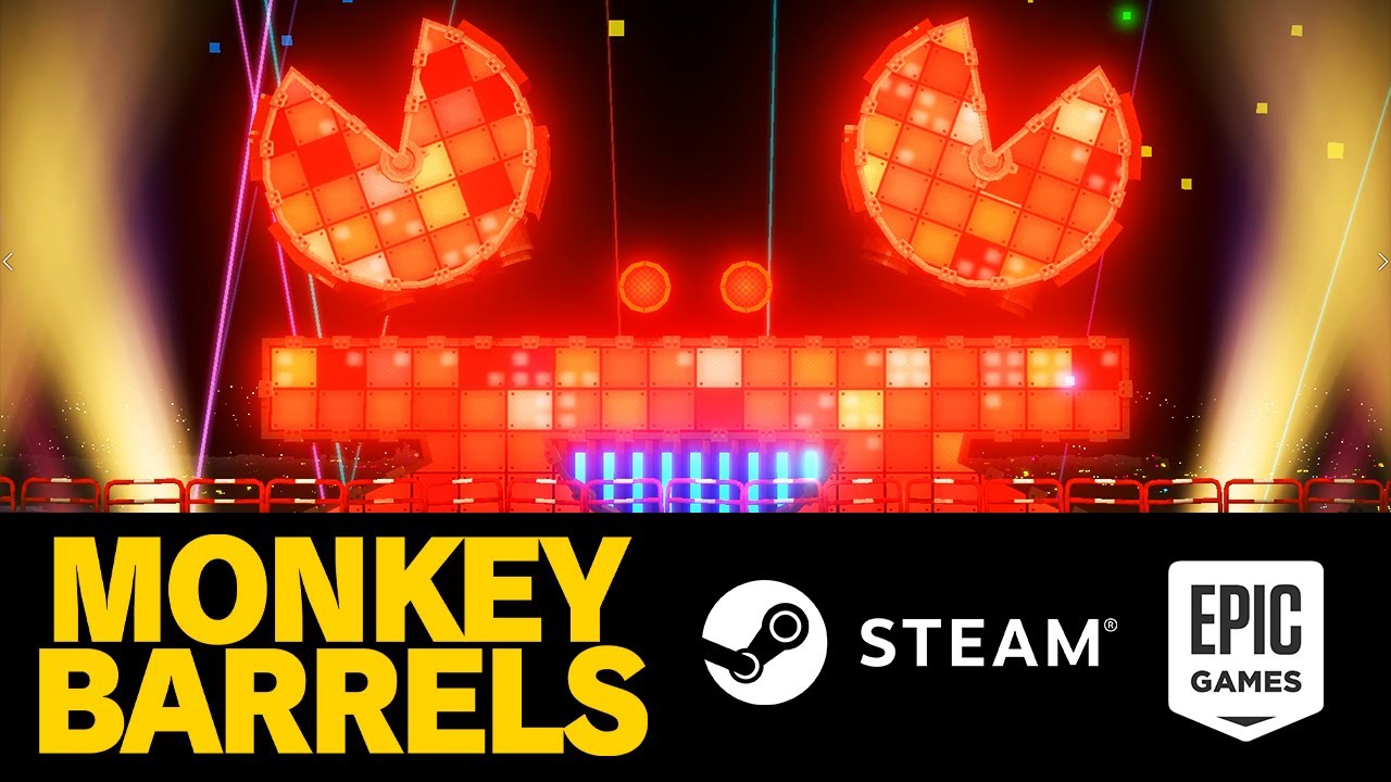 Обезьяний шутер Monkey Barrels вышел в Steam Обезьяний шутер Monkey Barrels вышел в Steam