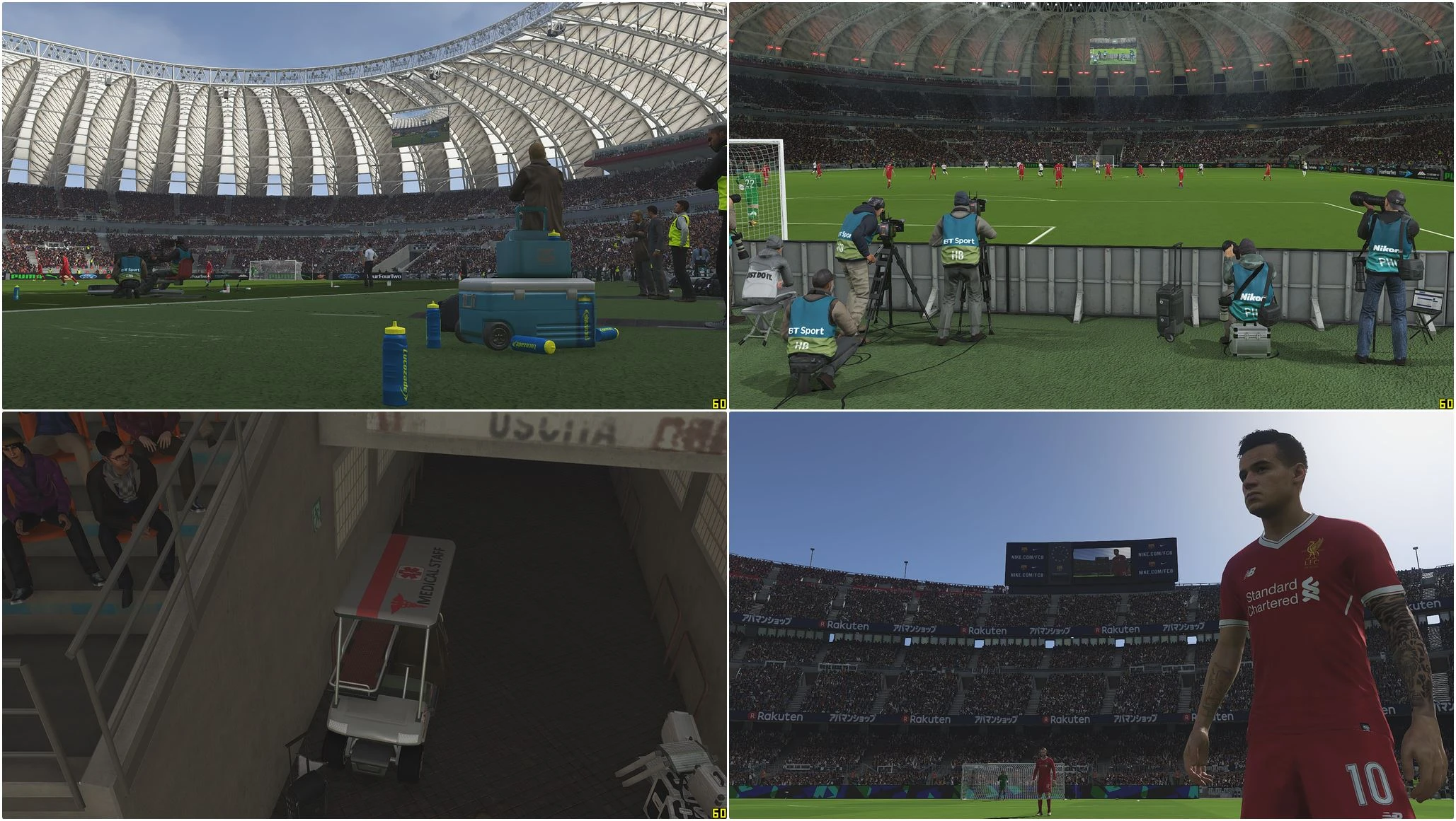 PES 2018 "Graphic Mods V4 for Stadiums by DrDoooMuk"