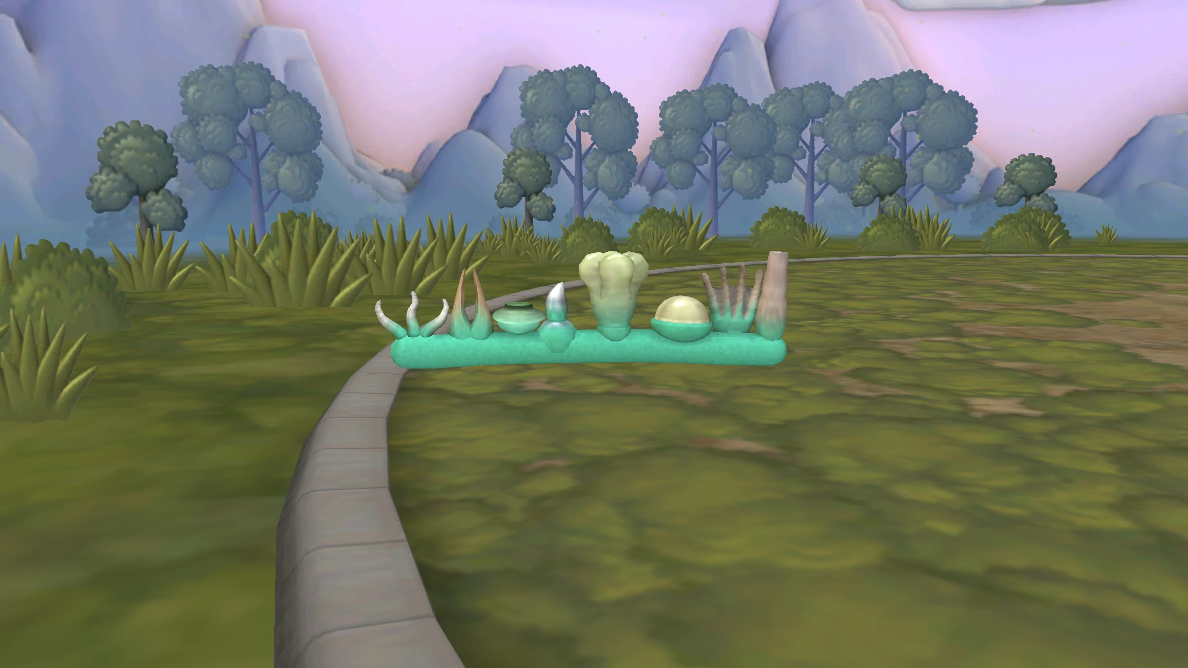 Spore "Части клеток в редакторе существ"