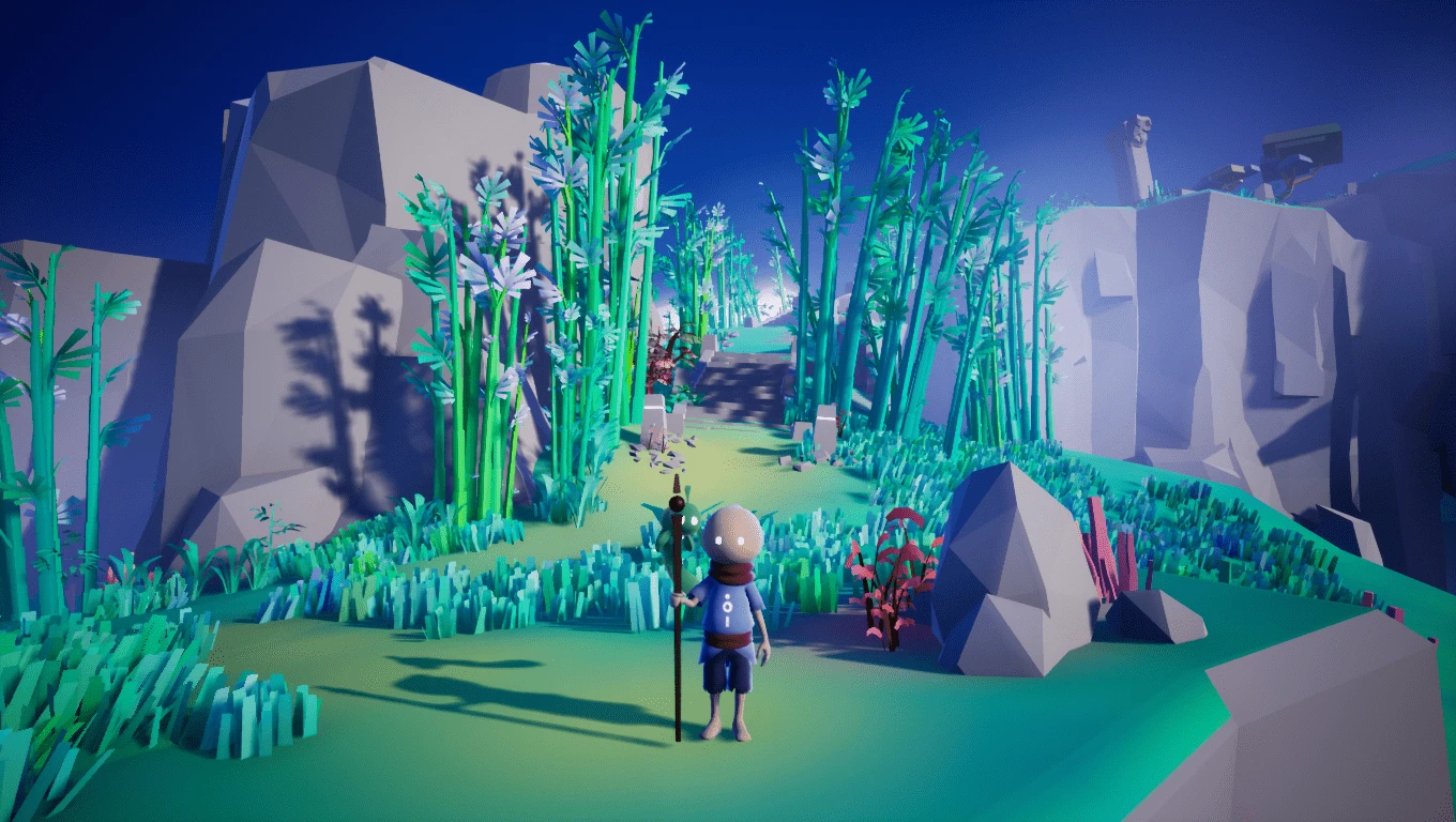 Игровой процесс Switch-версии приключения Omno