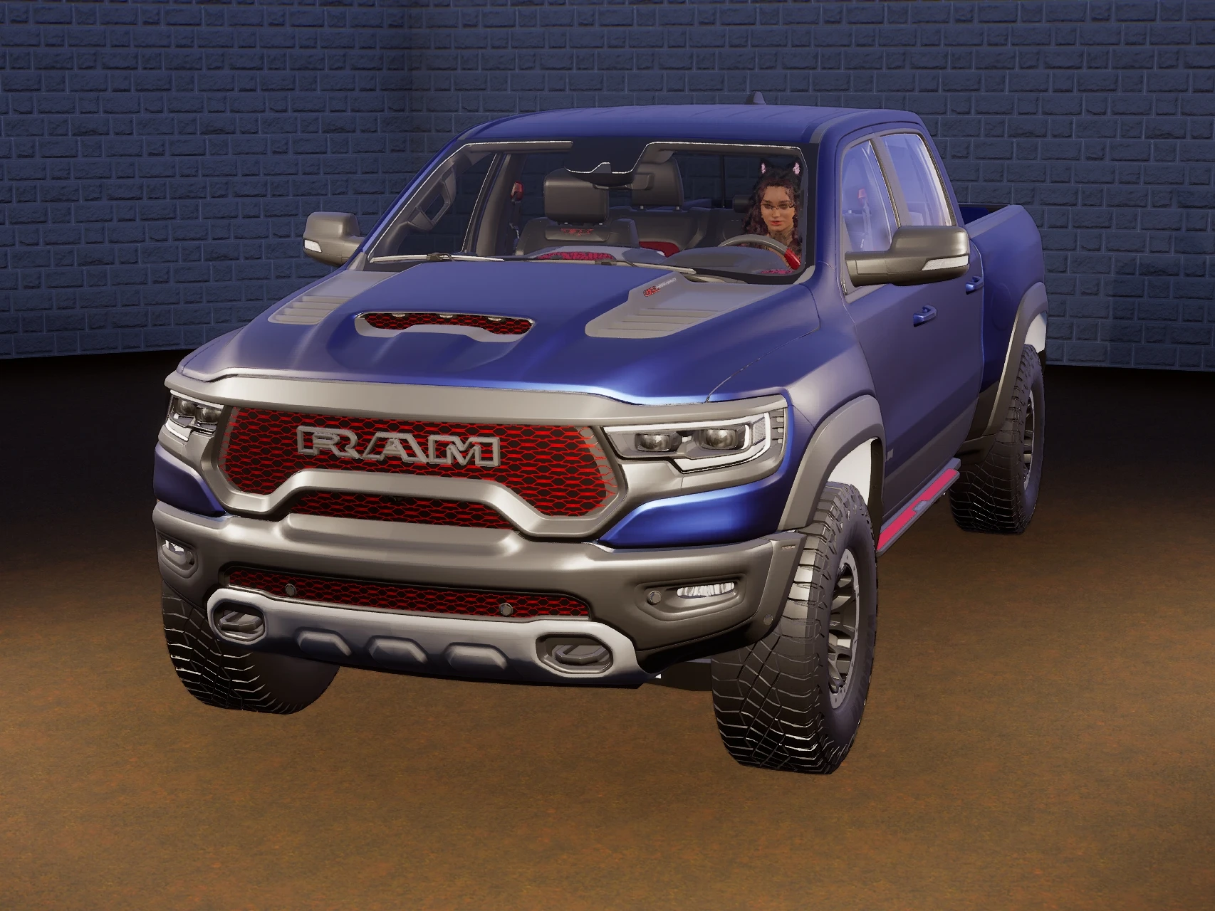 inZOI "3D-принтер - Декоративная модель 2021 RAM 1500 TRX"