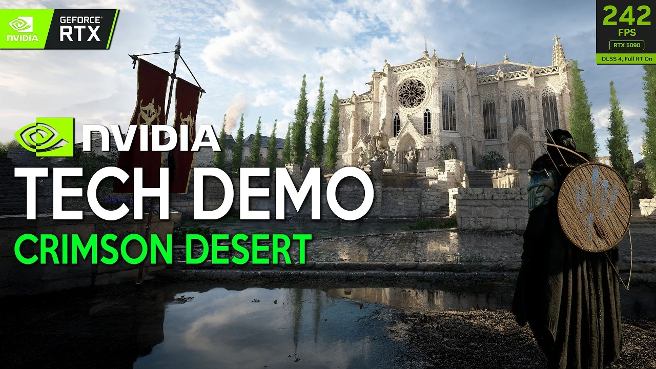 Полная демонстрация графических возможностей ролевого экшена Crimson Desert