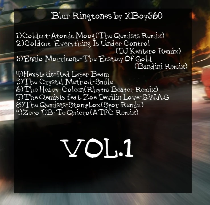 Blur "Ringtones by XBoy360"