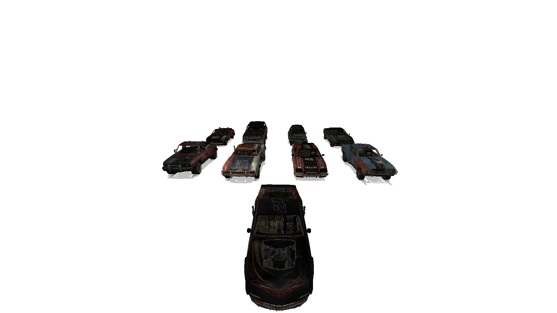 Garry's Mod "Ломающие, деформируемые Дерби машины из FlatOut 2"