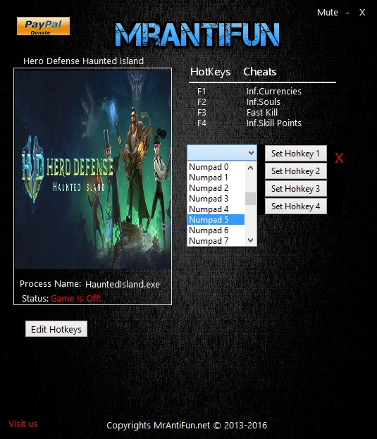 Hero Defense: Haunted Island: Трейнер/Trainer (+4) [0.2.2.0a] {MrAntiFun}