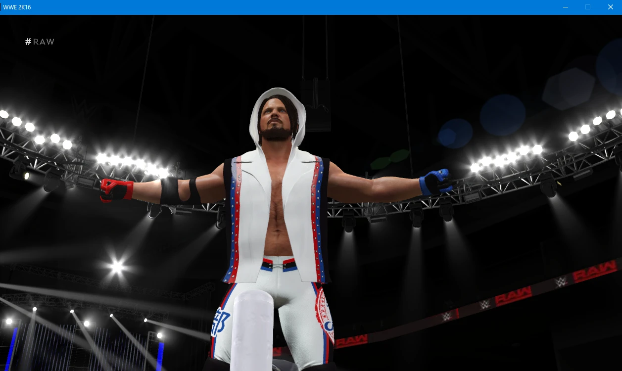 WWE 2K16 "Aj Styles Wrestlemania 33" Наряд (Лицевая анимация) WWE 2K17 Порт мод"