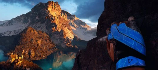 Альпы в симуляторе скалолазанья The Climb