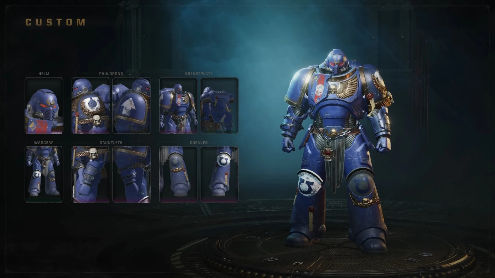 Свежие скриншоты Warhammer 40,000: Space Marine 2 показывают меню кастомизации персонажа
