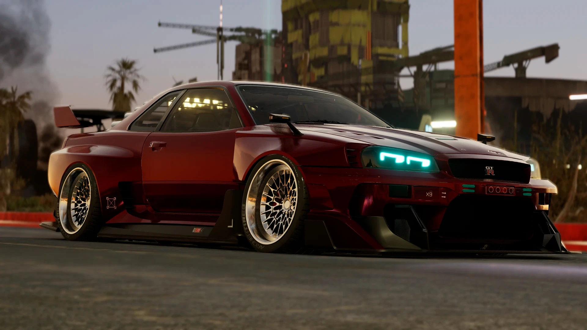 Cyberpunk 2077 "Nissan Skyline GTR R34"