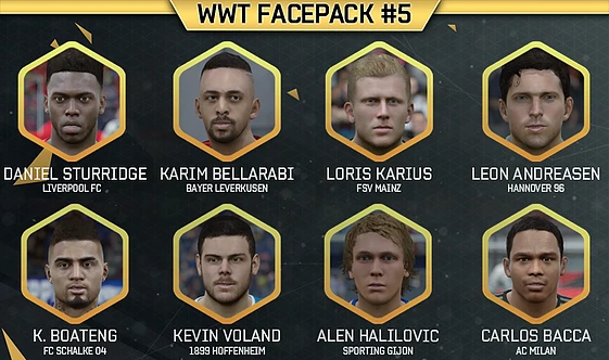 FIFA 16 "Пак Лиц #5"