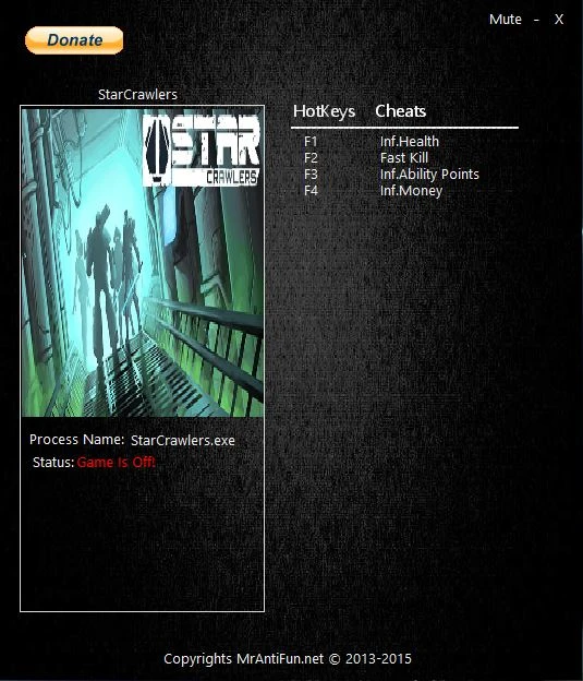 StarCrawlers: Трейнер/Trainer (+4) [3.27.2015] {MrAntiFun}