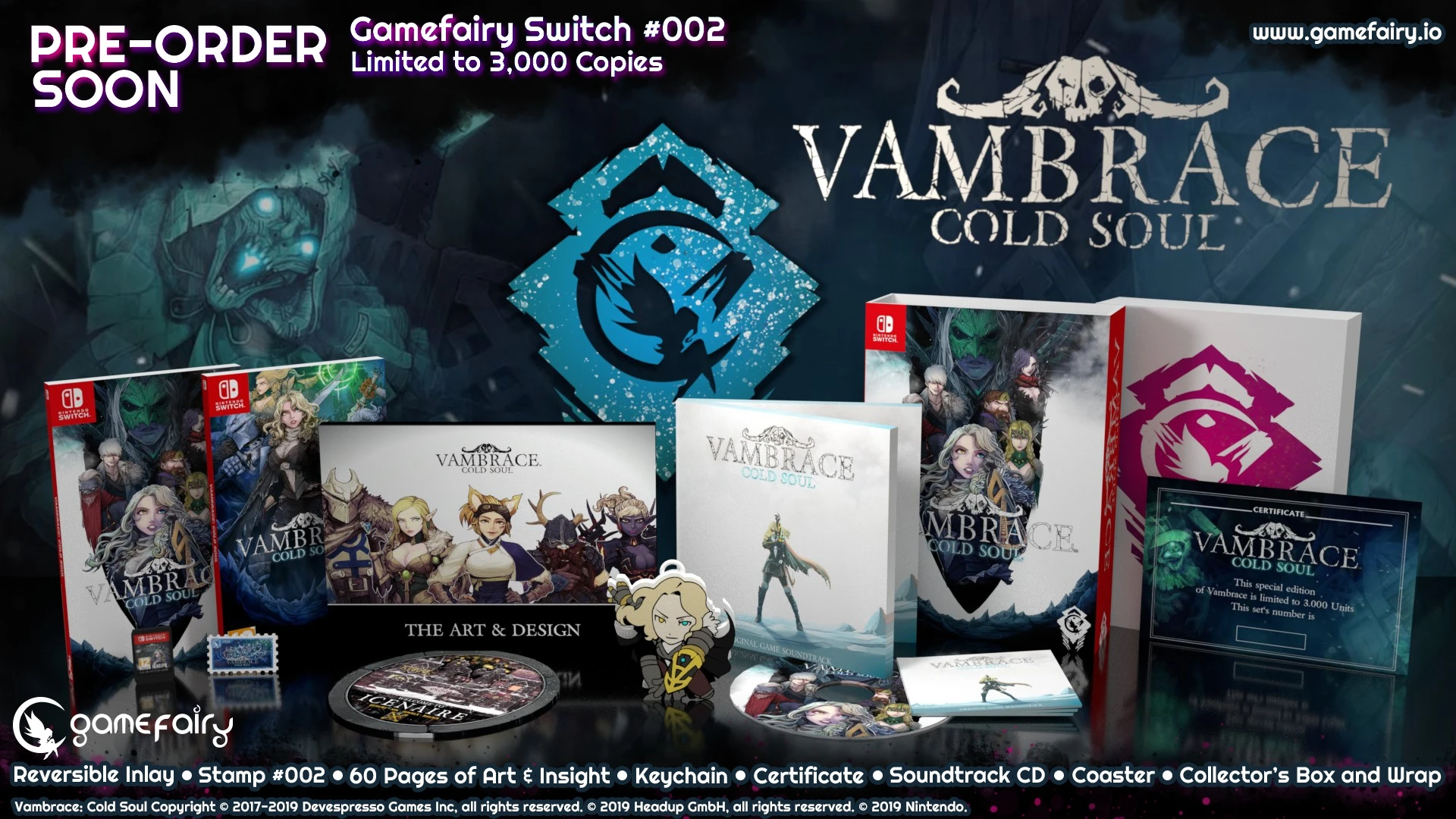 Vambrace: Cold Soul для Nintendo Switch получит физическое издание