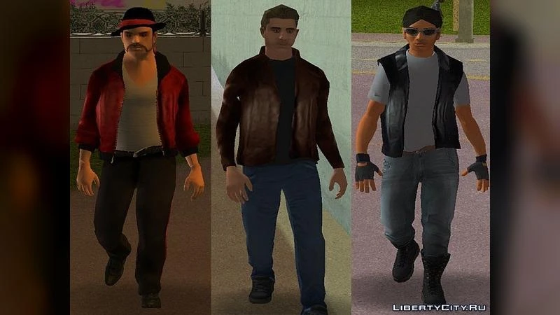 Grand Theft Auto Vice City "HD Peds"