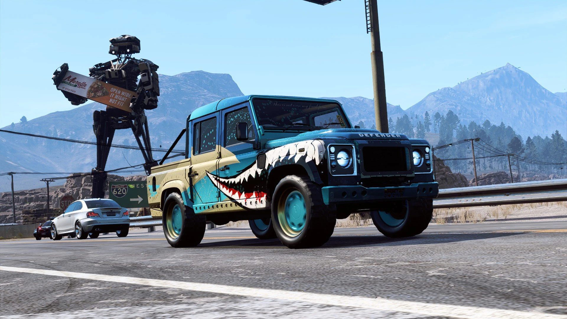 Need for Speed Payback "Заброшенный Land Rover Defender Summer SHRKATK