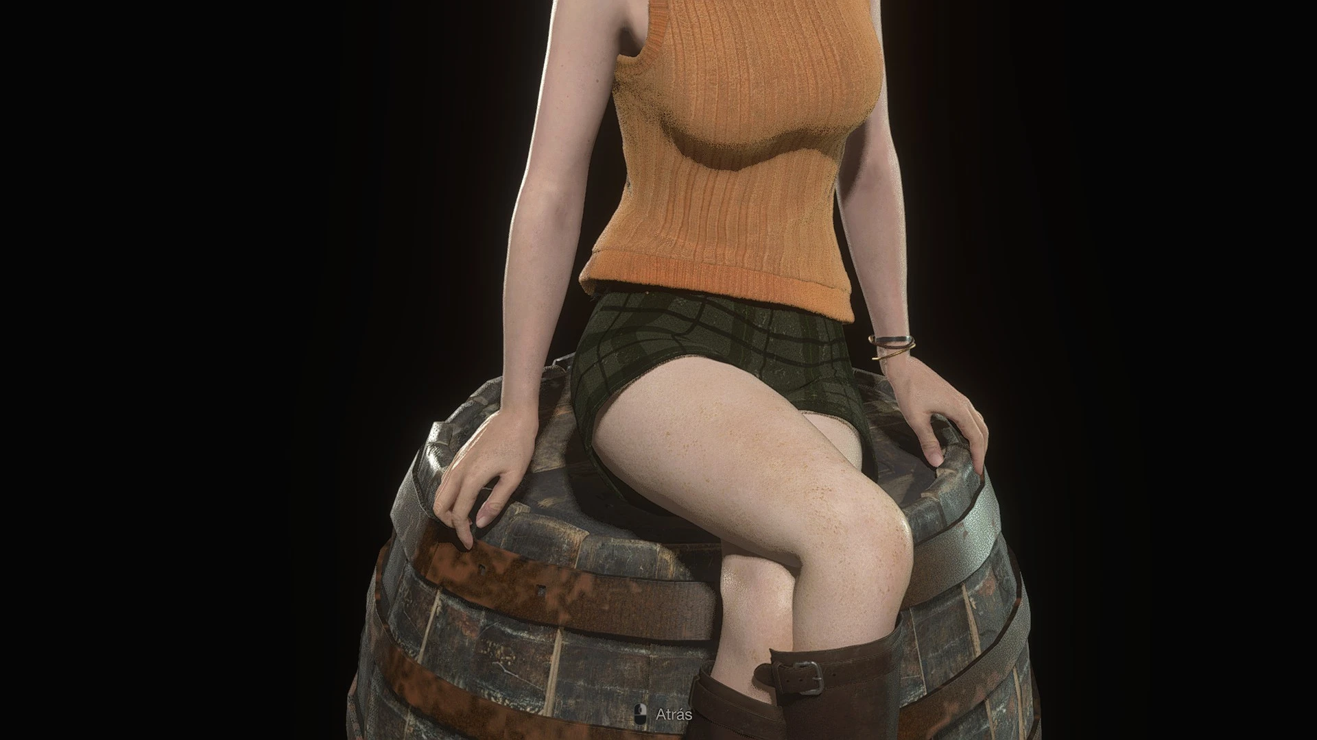 Resident Evil 4 Remake "Фикс для юбки Эшли"