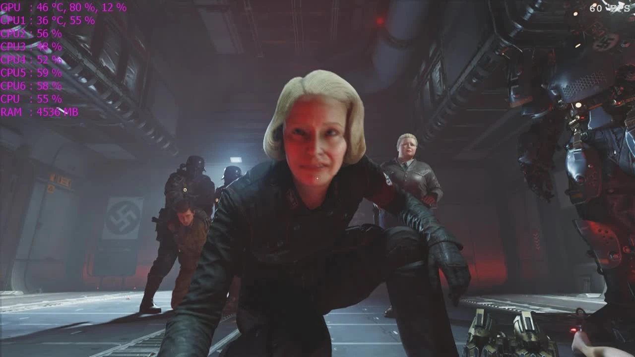 Wolfenstein The New Colossus - AMD FX-6300/GTX1060