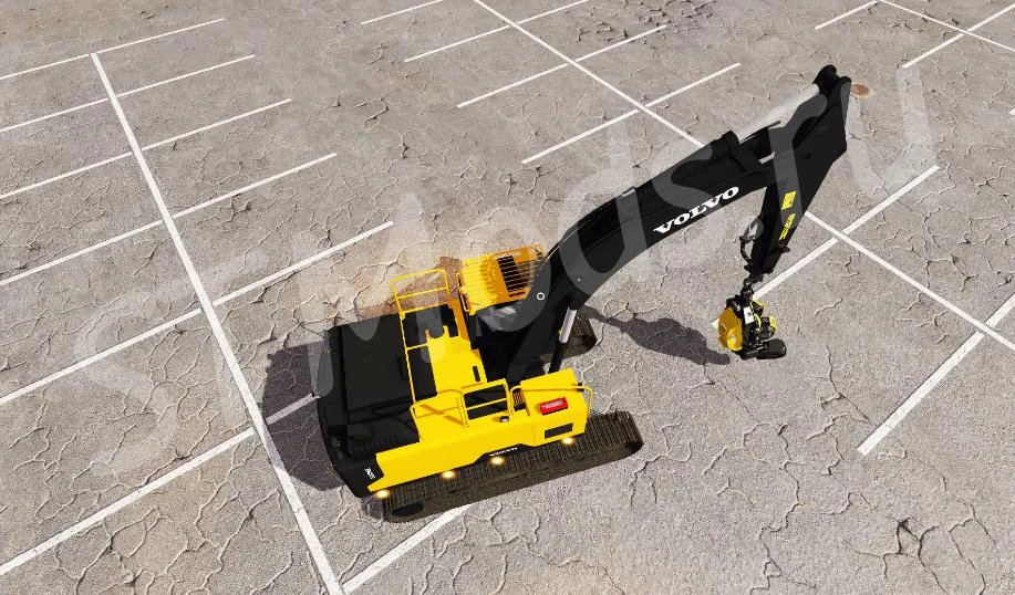 Farming Simulator 17 "Volvo EC300E foresty cutter"