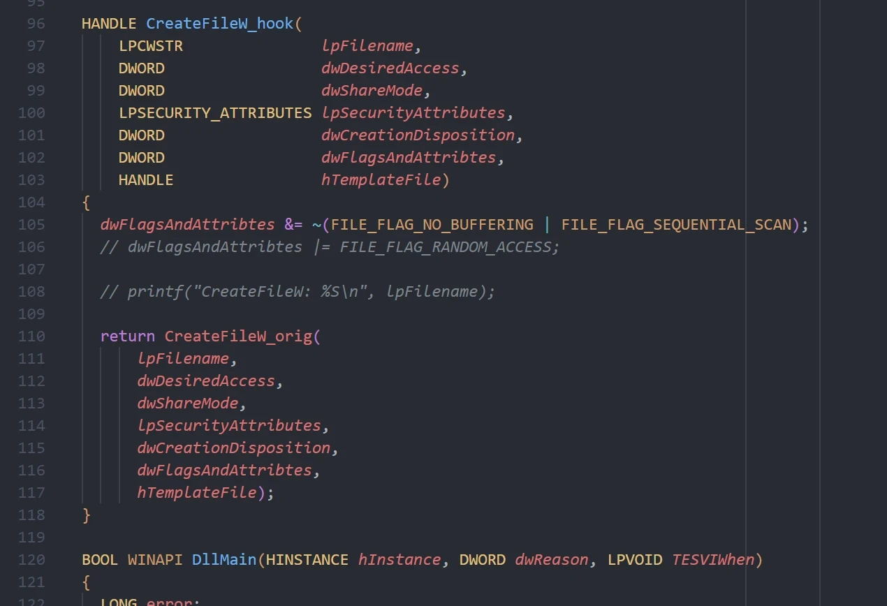 Avatar: Frontiers of Pandora "Включение дискового кэша"