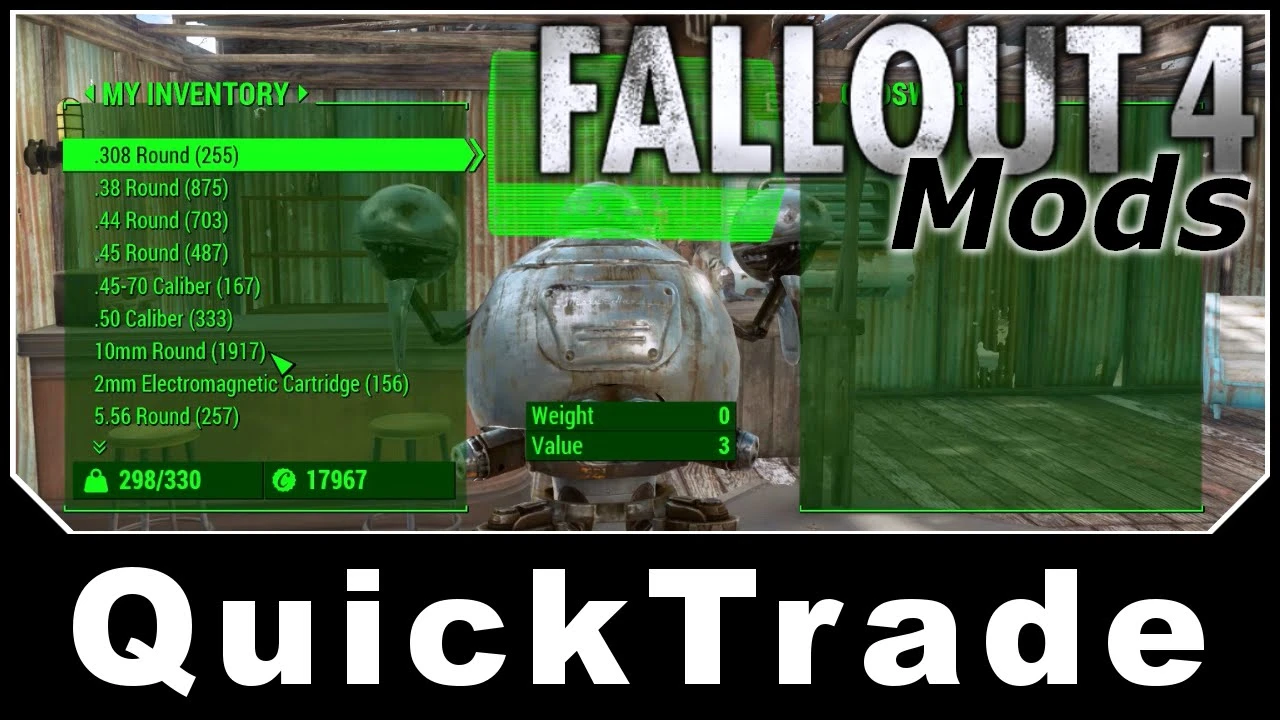 Fallout 4 "Quick Trade - Быстрая торговля"