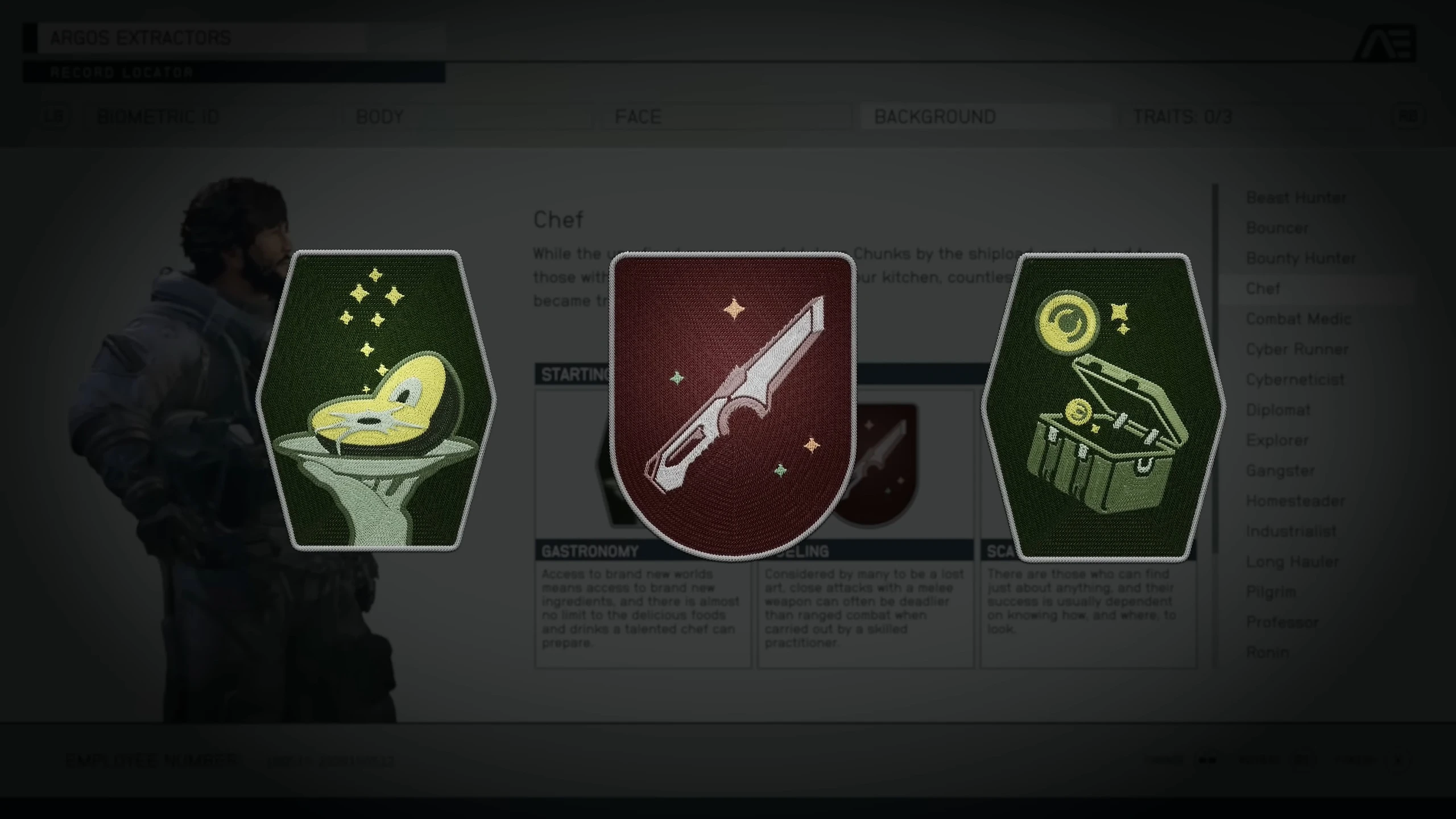 Все предыстории для персонажа и их начальные навыки в Starfield