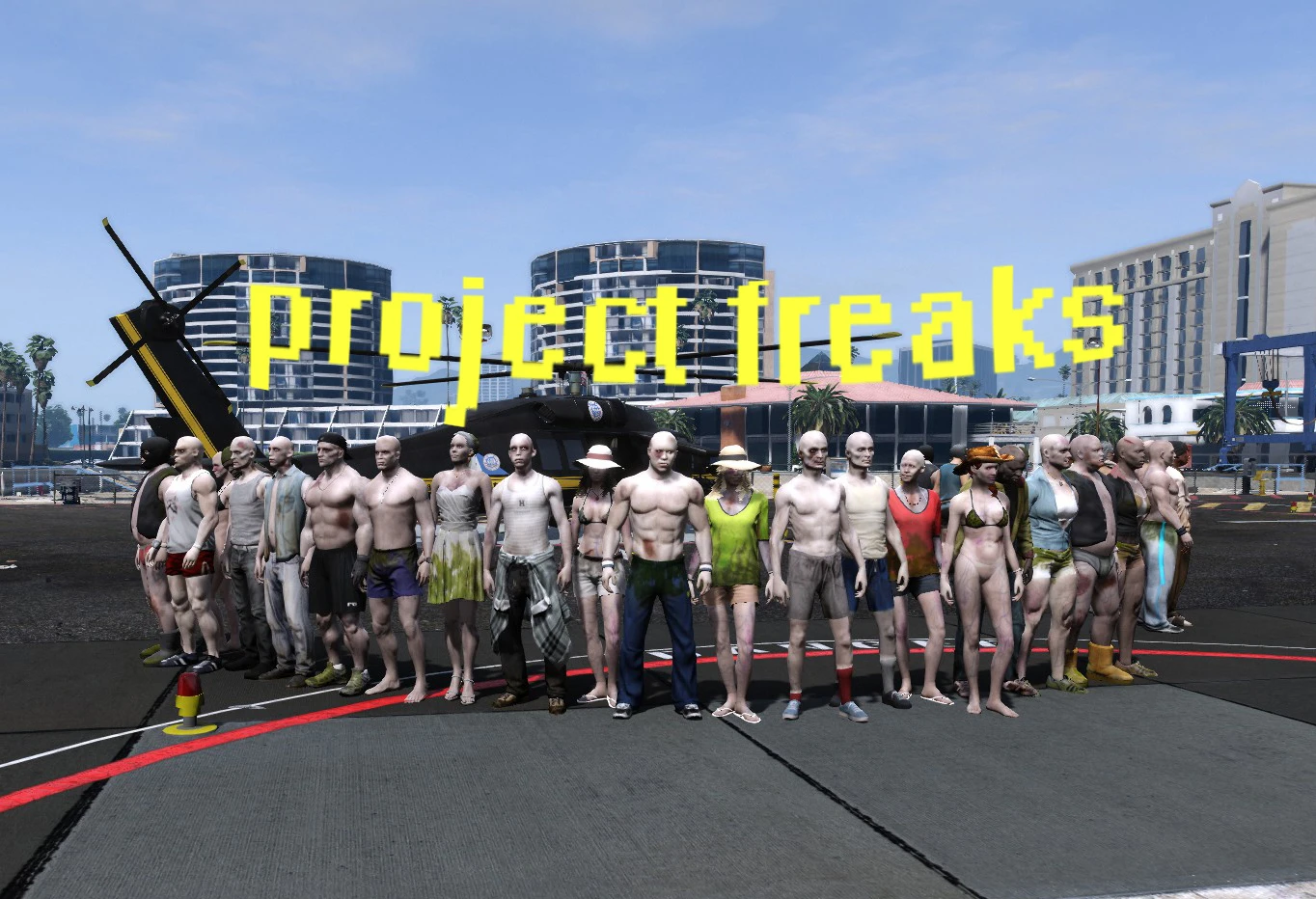 Grand Theft Auto 5 "Зомби ретекстур педов 0.2"