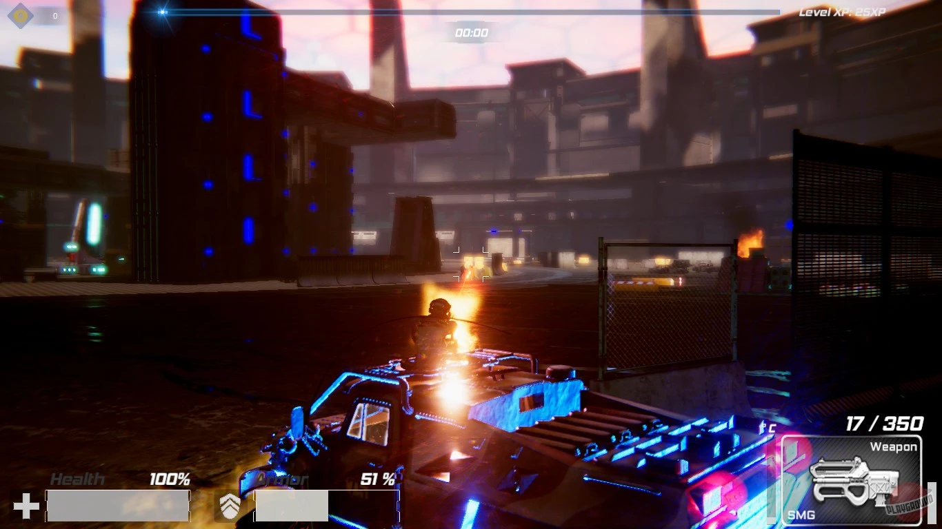 Запись игрового процесса постапокалиптического шутера от трьтьего лица Steel Rain - Dawn of the Machines