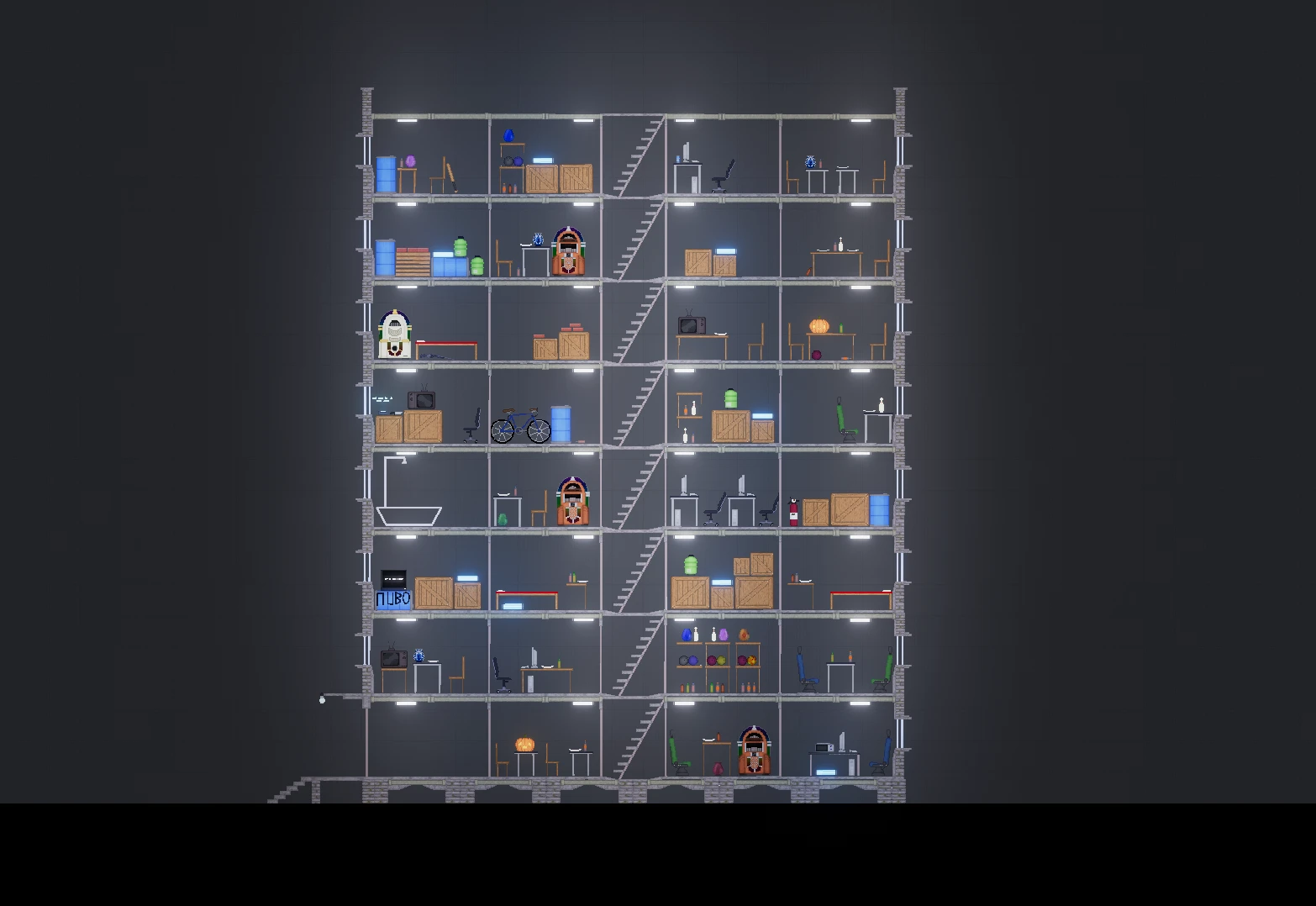 People Playground "Восьмиэтажный разрушаемый дом" [1.27+] {Kirillor2}