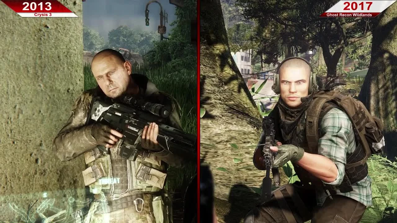 Сравнение | Crysis 3 (2013) vs. Tom Clancy's Ghost Recon Wildlands (2017) | ULTRA | PC